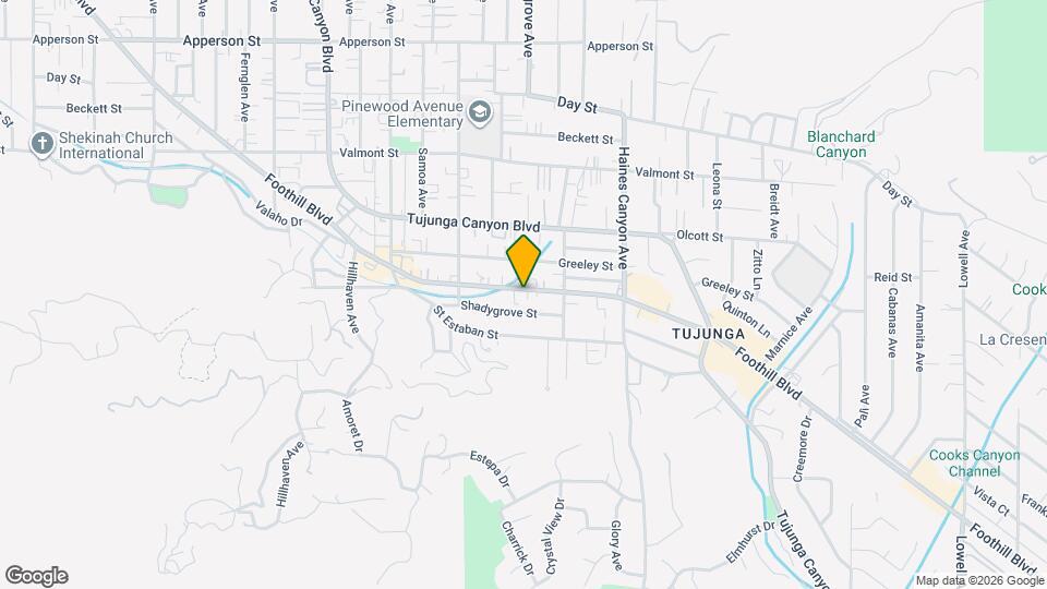 7000 1/2 Foothill Blvd Map and Location Details
