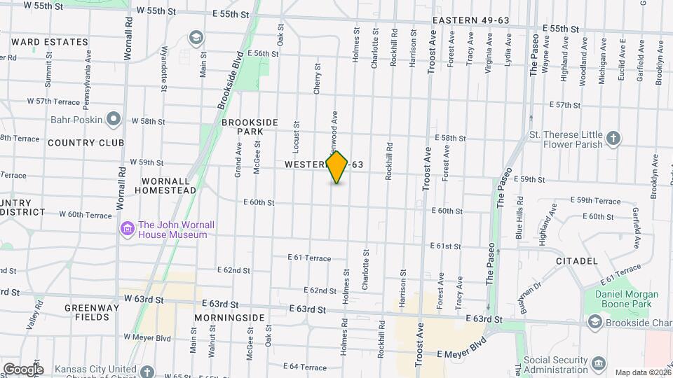 5919 Kenwood Ave Map and Location Details