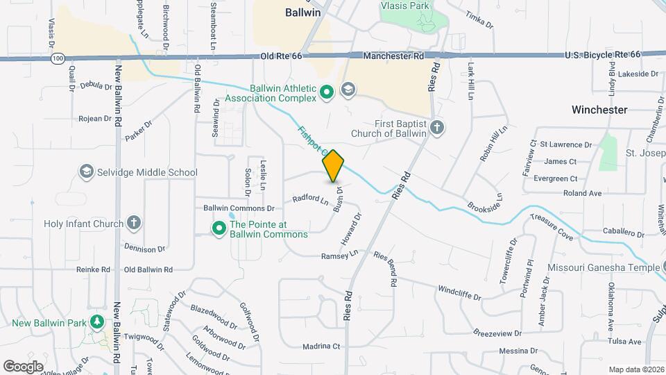 438 Bush Dr Map and Location Details