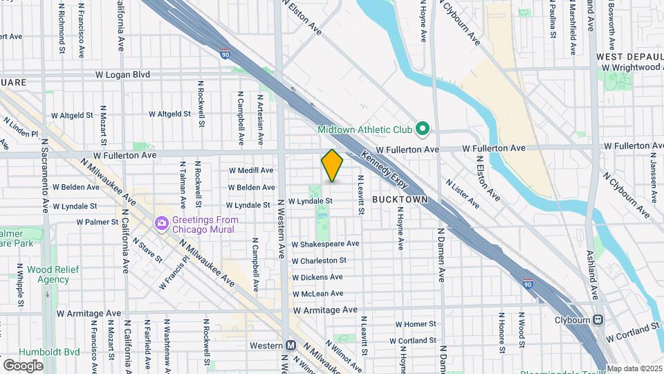 2247 W Belden Ave Mapa y Detalles de la Ubicación