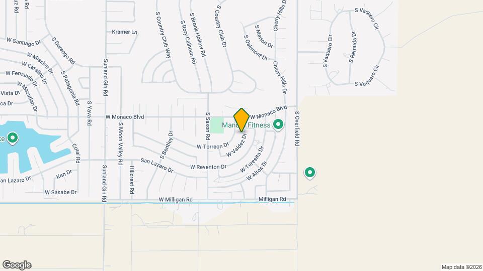 8590 W Valdez Dr Map and Location Details