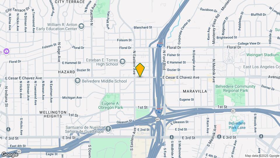 4322-4322 1/2 E Cesar E Chavez Ave Map and Location Details