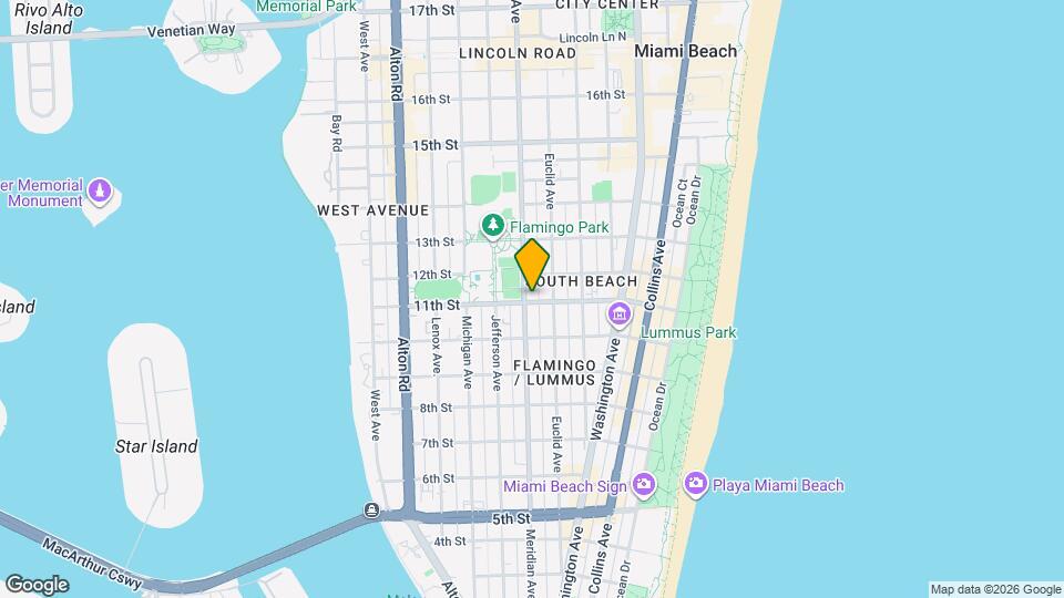 739 11th St Map and Location Details