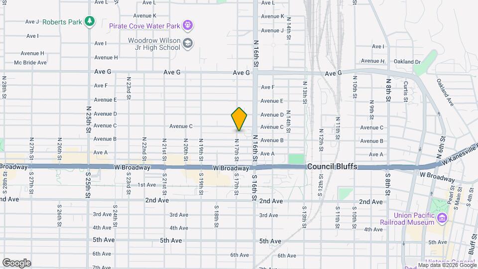 207 N 17th St Map and Location Details