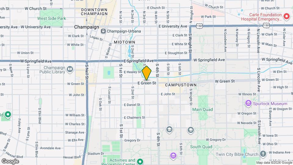 Campus Property Management Map and Location Details