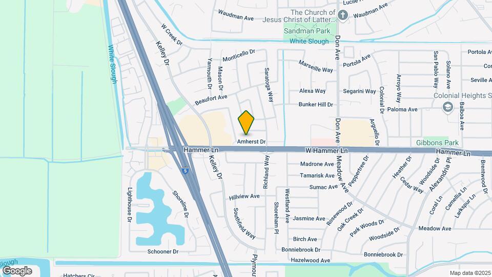3003 Amherst Dr Map and Location Details