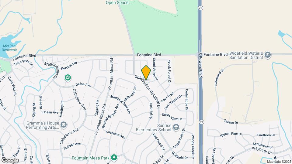 6735 Goldfield Dr Map and Location Details