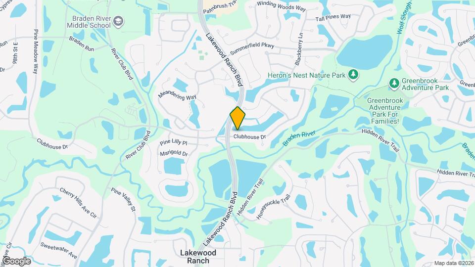 11709 Clubhouse Dr Map and Location Details