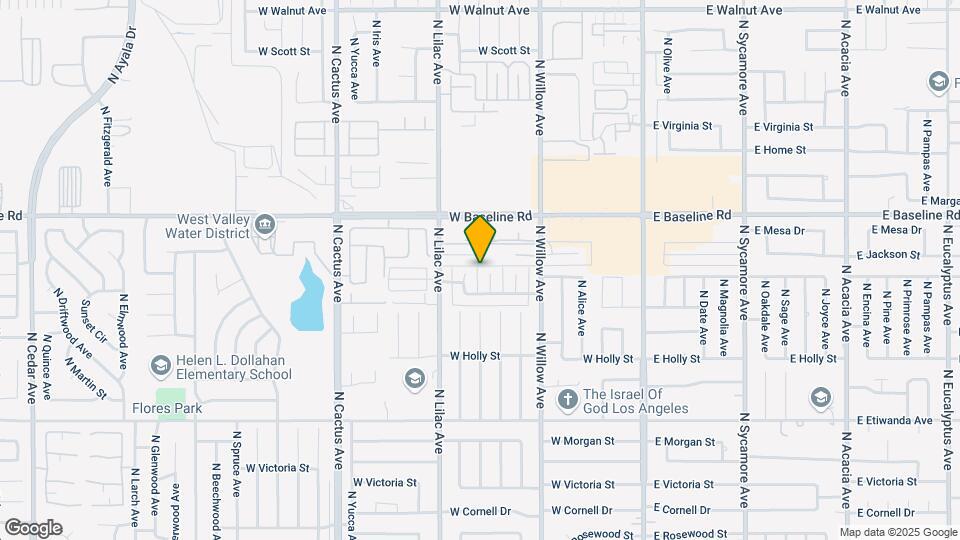 1094 N Vista Ave Map and Location Details