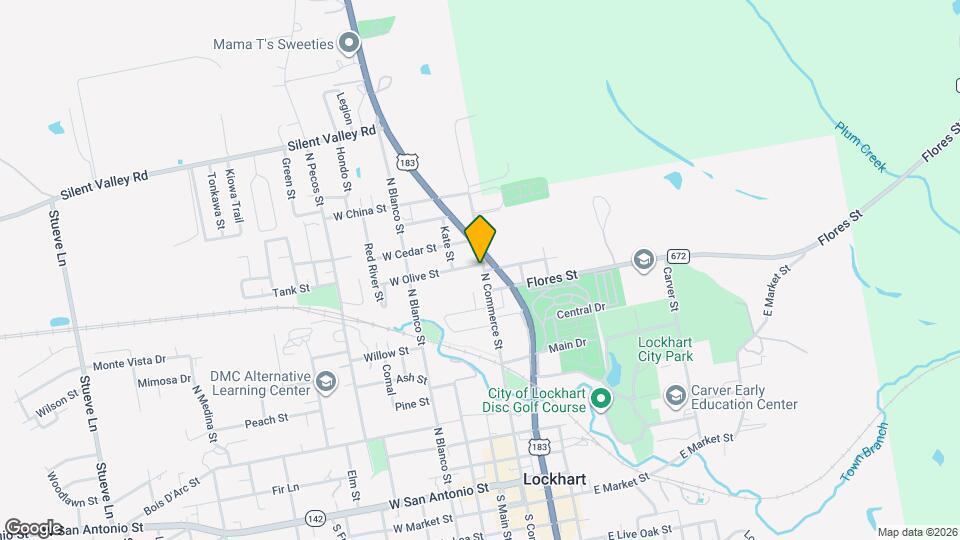 823 N Commerce St Map and Location Details