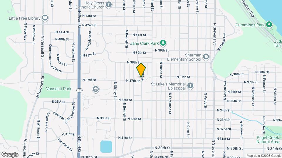 3702 N Villard St Map and Location Details