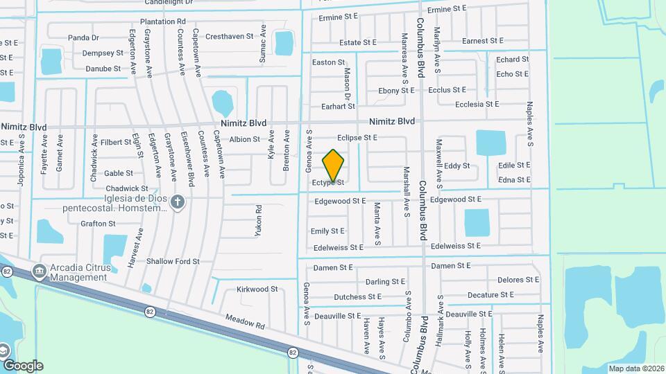 1116 Ectype St Mapa y Detalles de la Ubicación