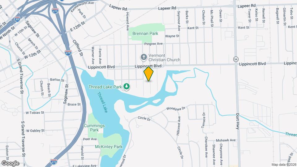 2210 Blades Ave Mapa y Detalles de la Ubicación