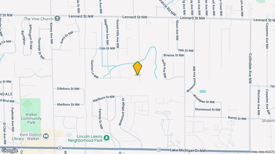 835 Kusterer Dr NW Map and Location Details