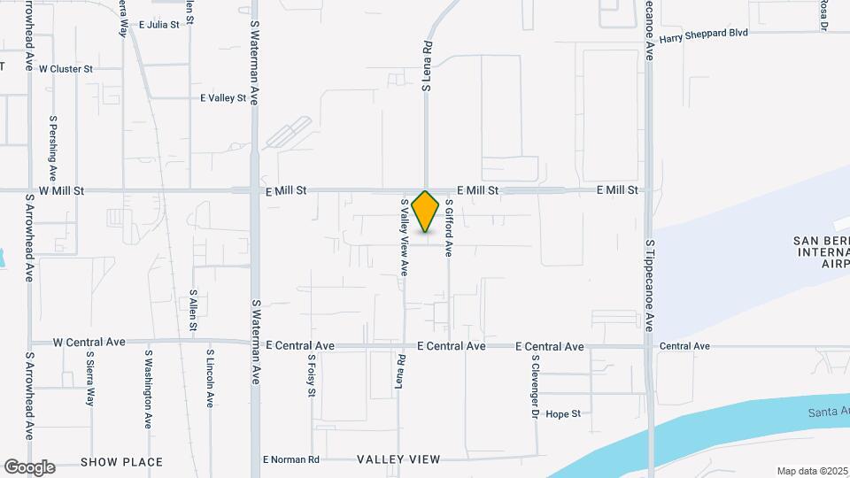 670 E Santa Fe St Map and Location Details