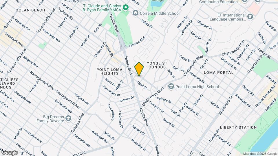 3823 Voltaire St Map and Location Details