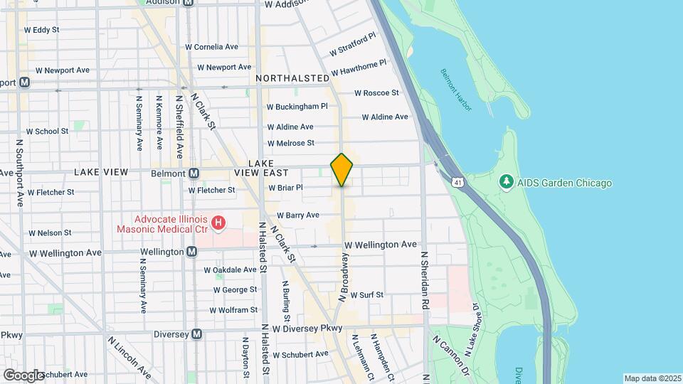 3138 N Broadway-Unit -3140-3F Map and Location Details