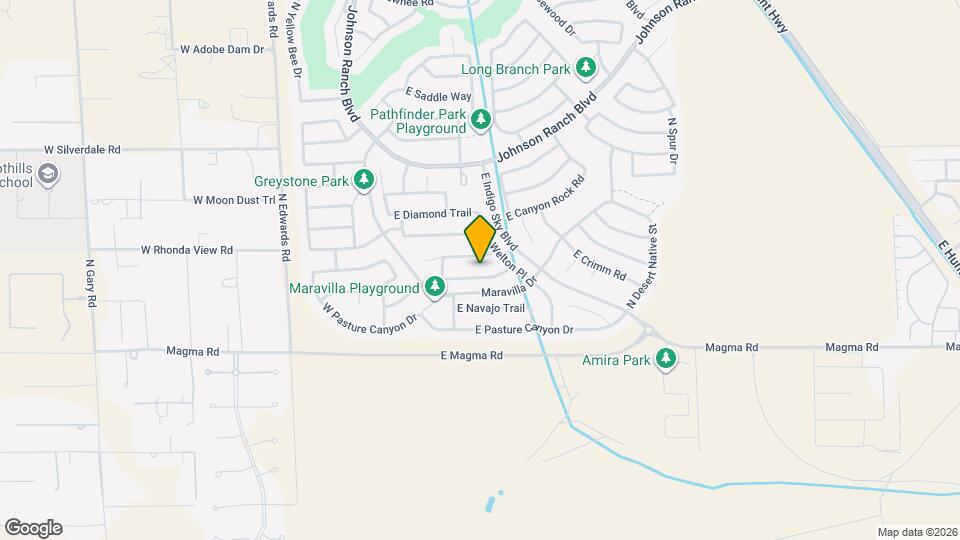 512 E Castle Rock Rd Mapa y Detalles de la Ubicación