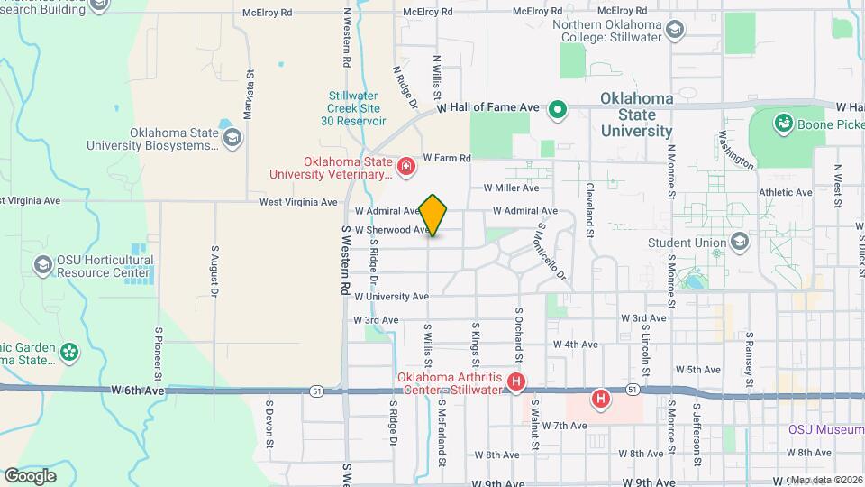 2030 W Arrowhead Dr Map and Location Details