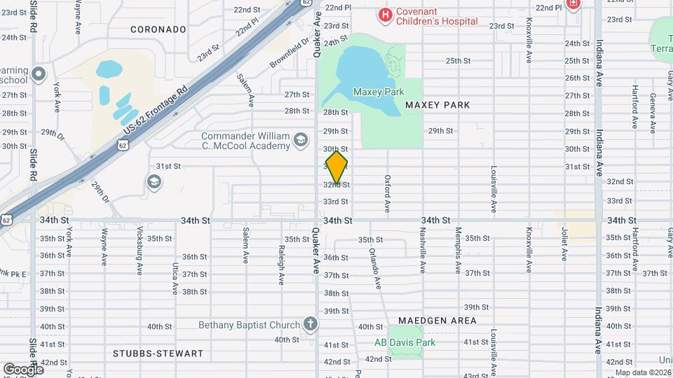 4309 32nd St Map and Location Details