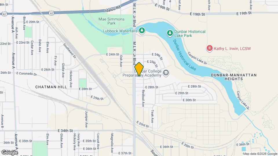 1707 E 27th St Map and Location Details