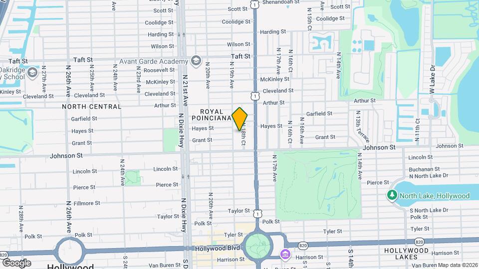 1010 N 18th Ct Map and Location Details