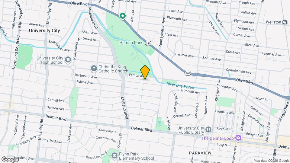 7055 Dartmouth Ave, Unit Unit #1 Map and Location Details