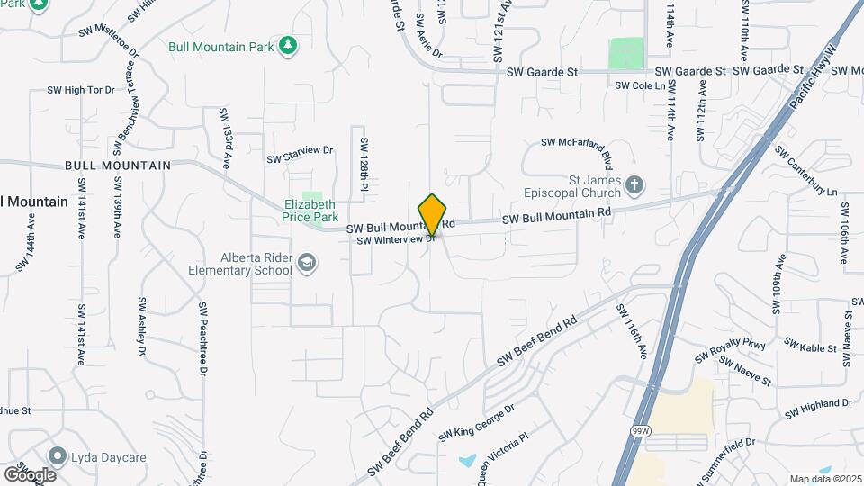 12490 SW Winterview Dr Map and Location Details
