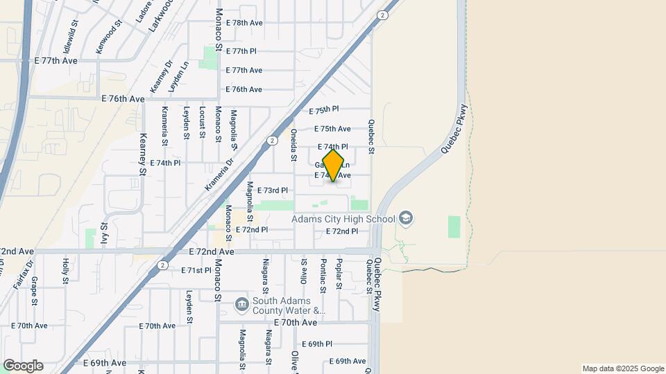 7367 Oneida Dr Map and Location Details