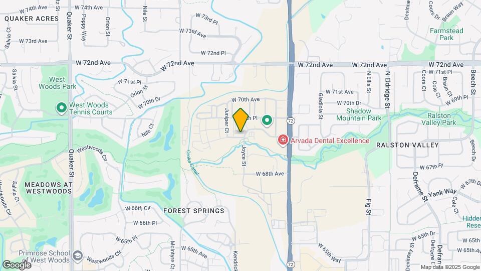 15015 W 68th Pl Map and Location Details