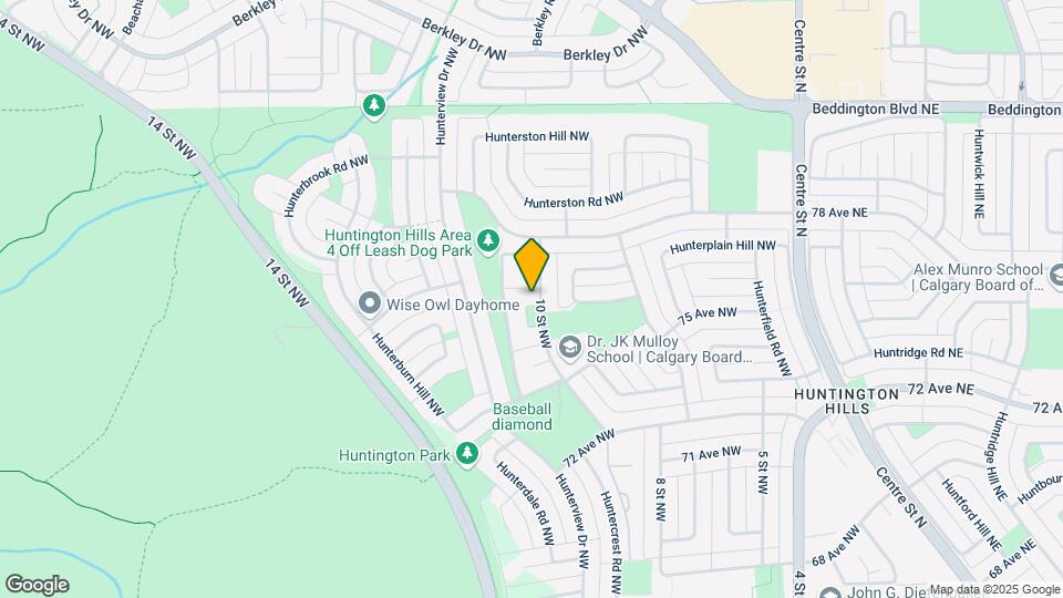 139 Huntington Park NW Map and Location Details
