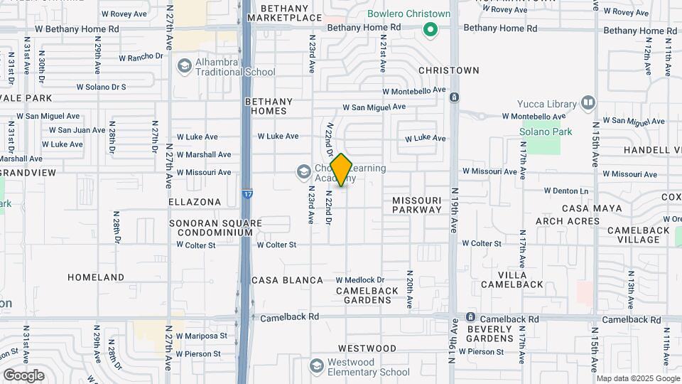 5322 N 22nd Ave Map and Location Details