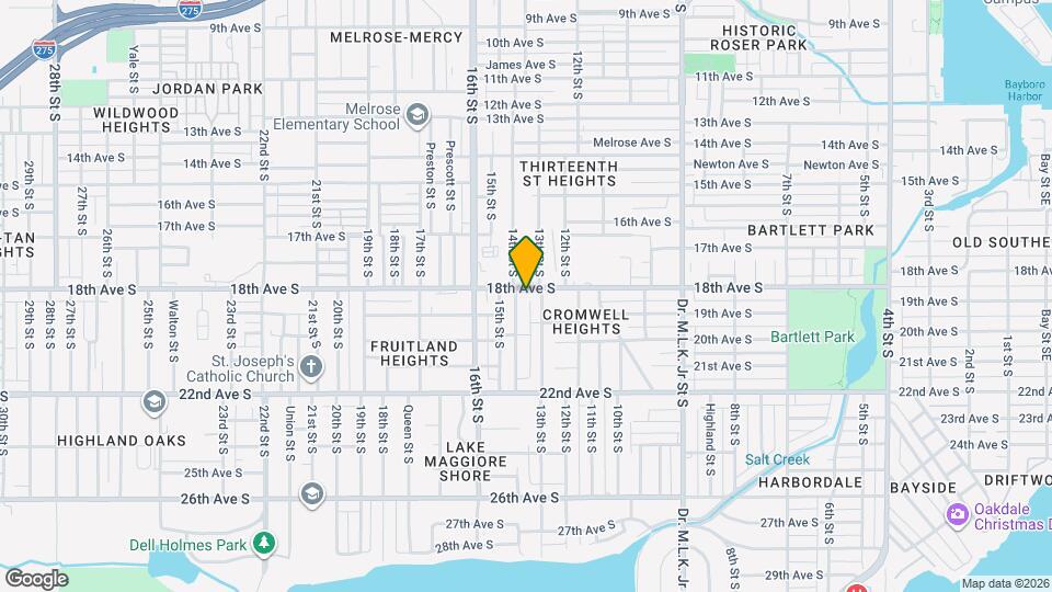 1320 18th Ave S Map and Location Details