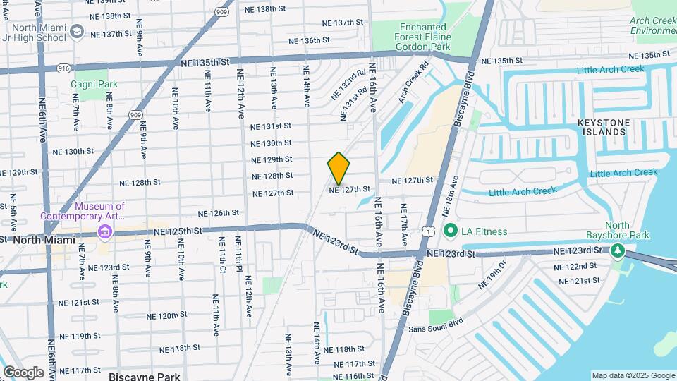 1450 NE 127th St Map and Location Details