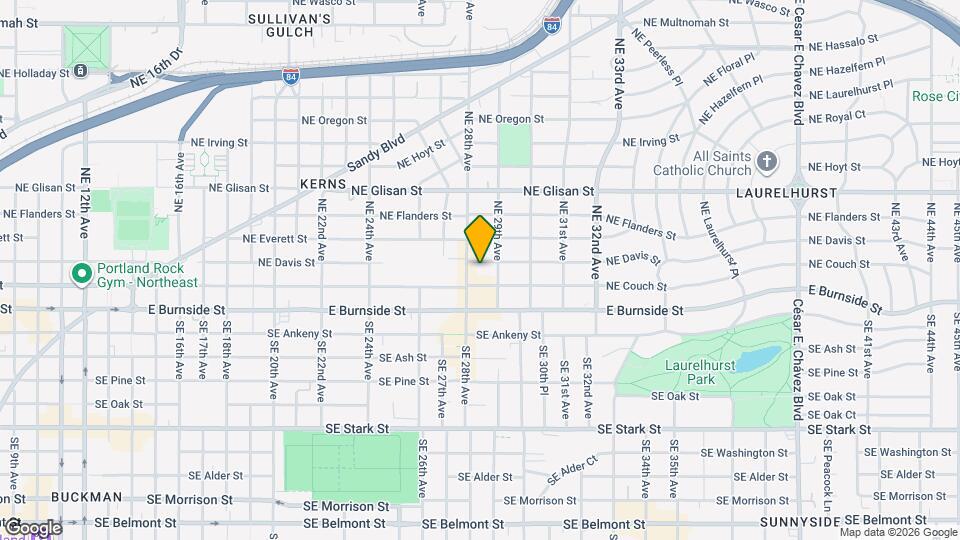 2822 NE Davis St Map and Location Details