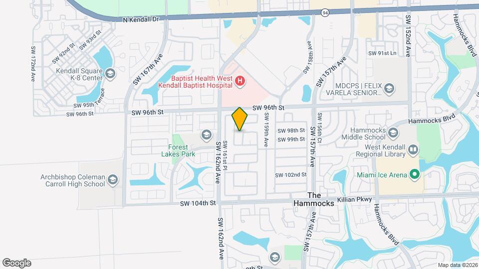 9822 SW 159th Path Map and Location Details