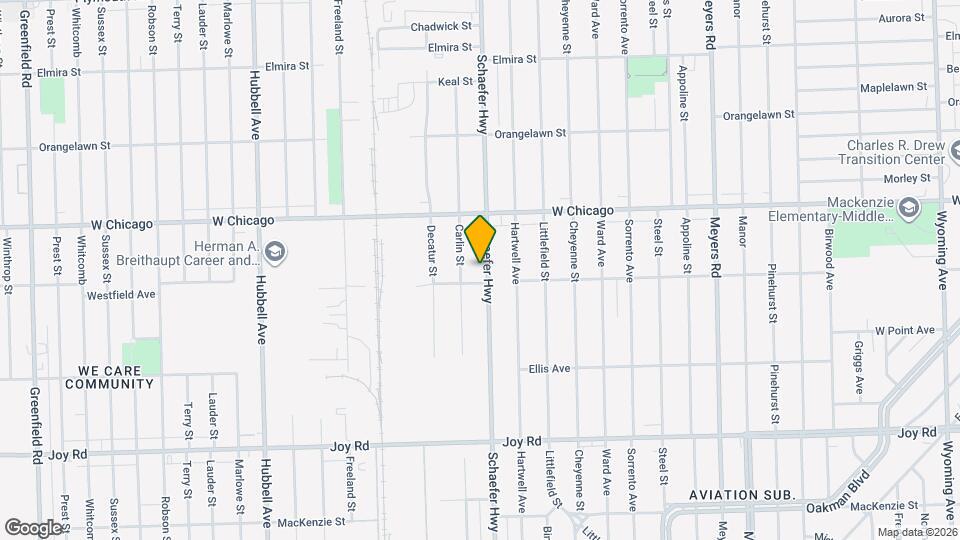 9327 Schaefer Hwy Map and Location Details