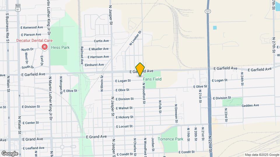 1452 E Logan St Map and Location Details