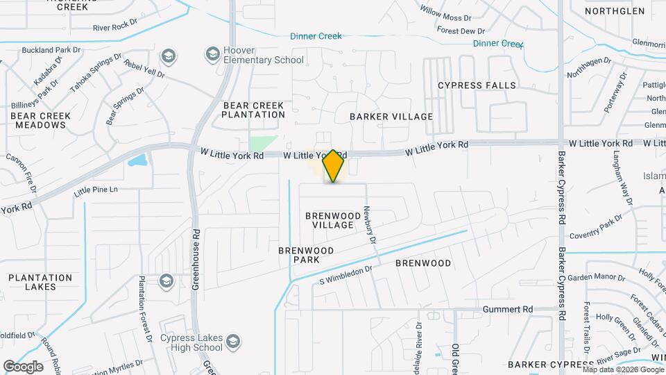 18811 Dennington Dr Map and Location Details