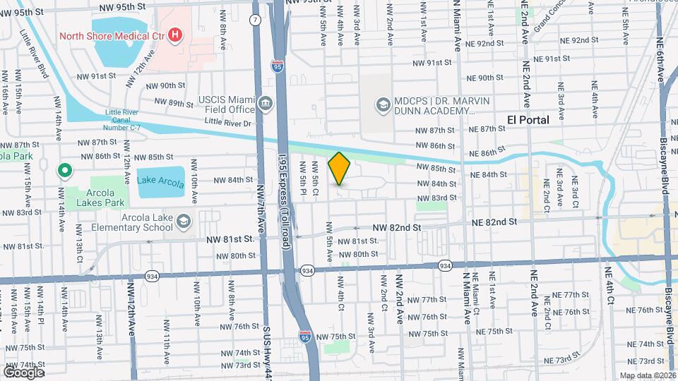 450 NW 84th St Mapa y Detalles de la Ubicación