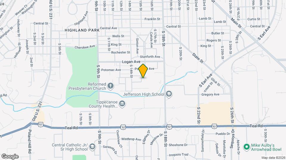 1428 Oak Ct Map and Location Details