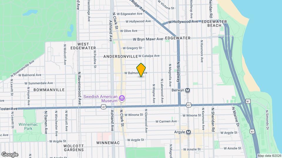 1414 W Summerdale Ave Mapa y Detalles de la Ubicación