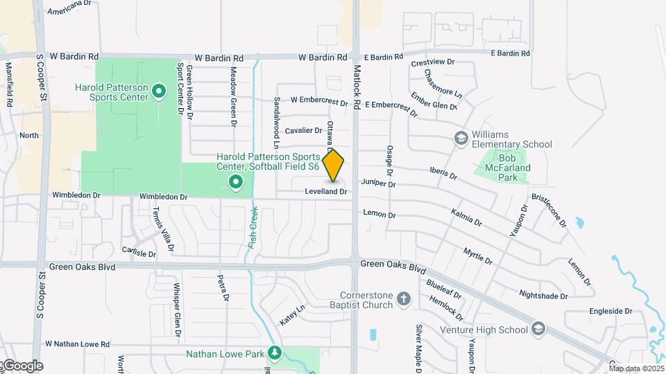 709 Levelland Dr Map and Location Details