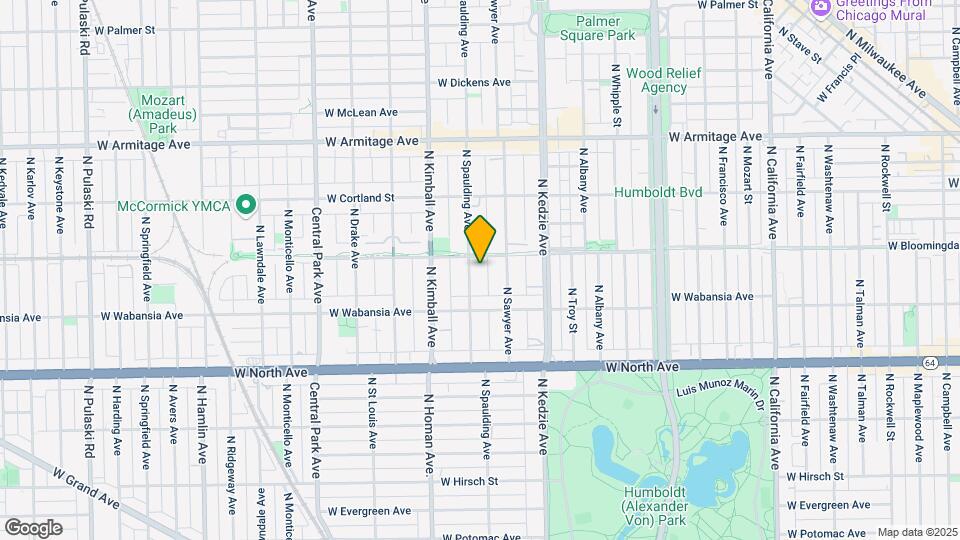 1745 N Spaulding Ave, Unit 1 Mapa y Detalles de la Ubicación