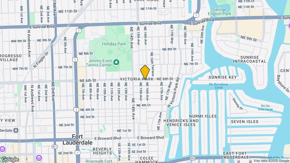 1516 NE 6th St Map and Location Details