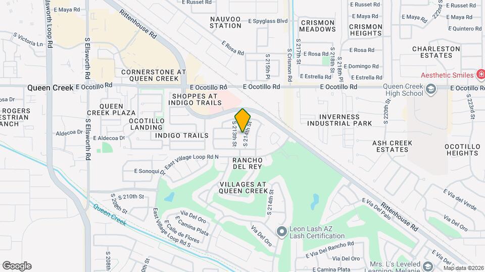 22304 S 214th St Map and Location Details