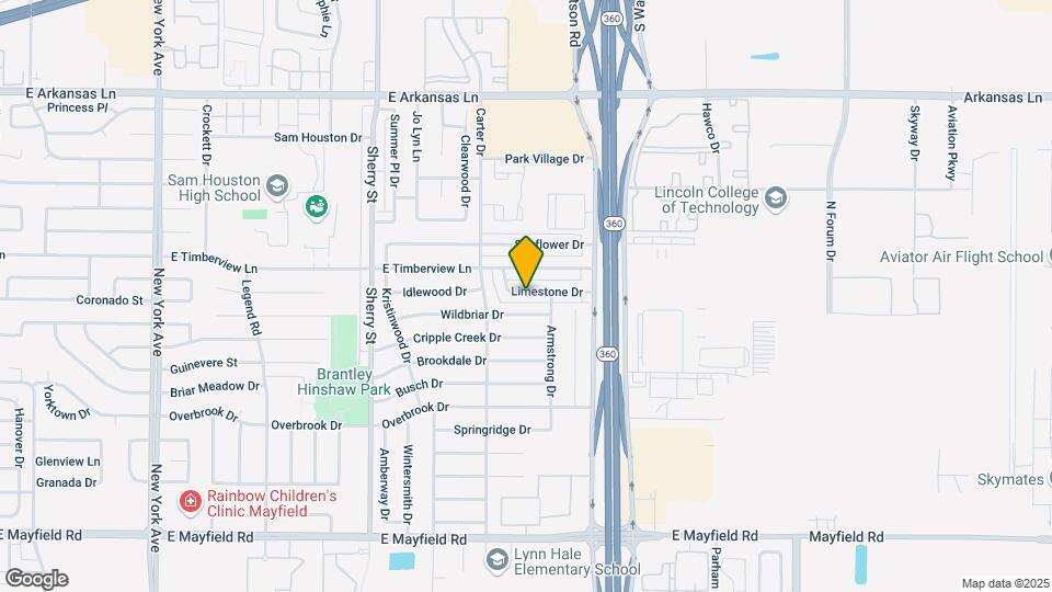 2434 Limestone Dr Map and Location Details