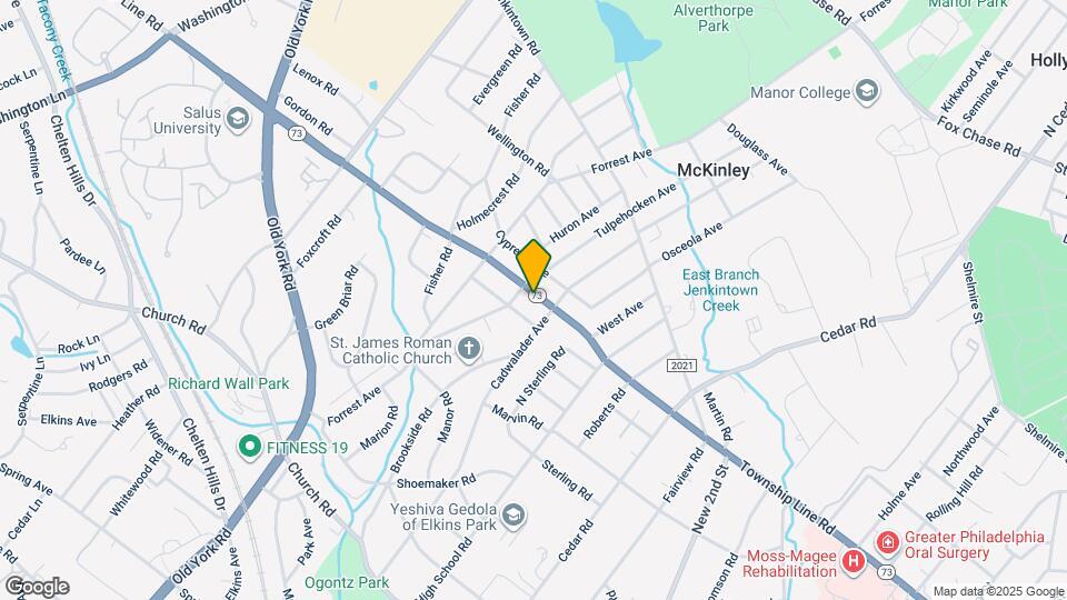 914 Township Line Rd, Unit Apartament Mapa y Detalles de la Ubicación