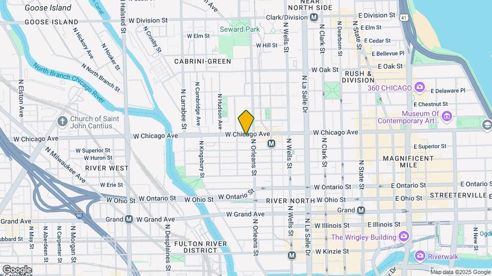 355 W Chicago Ave Map and Location Details