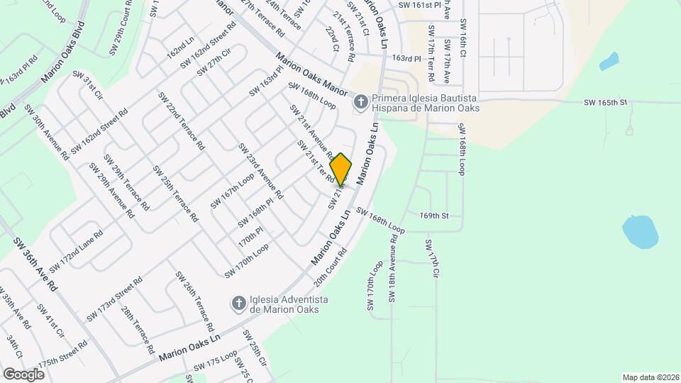 16673 SW 21st Cir Mapa y Detalles de la Ubicación